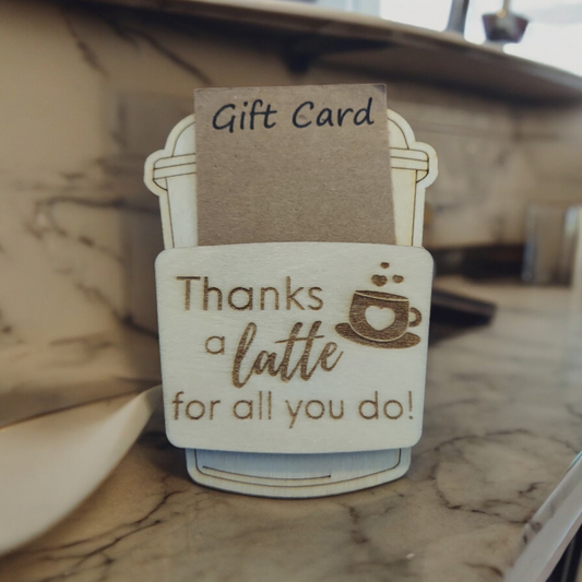 Teacher Appreciation Gift Card Holder